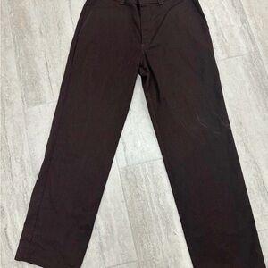 Dickies Men's Dark Brown Chinos Regular Pants